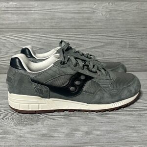 Saucony Shadow 5000 Gray Black Suede Mesh Sneakers S70665-71 Mens 12 Shoes New
